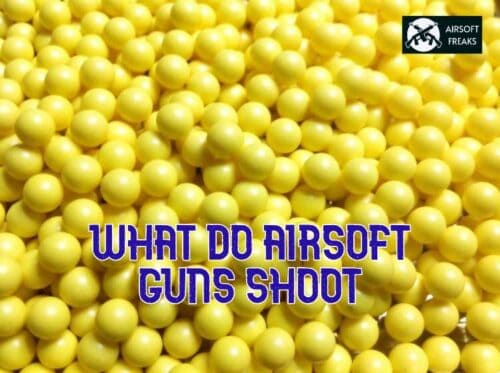 What do airsoft guns shoot