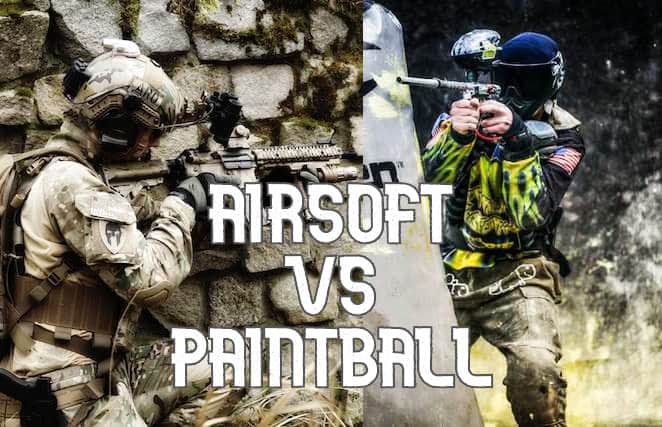 Airsoft vs paintball