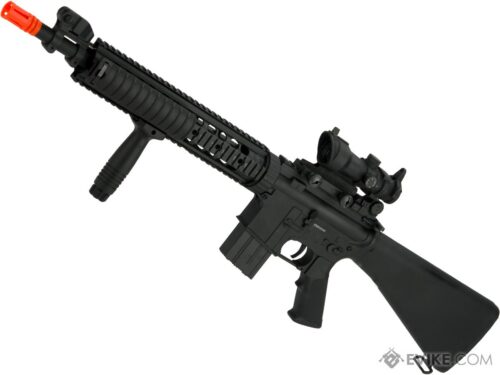 An image of an A&K mk12 airsoft aeg sniper rifle