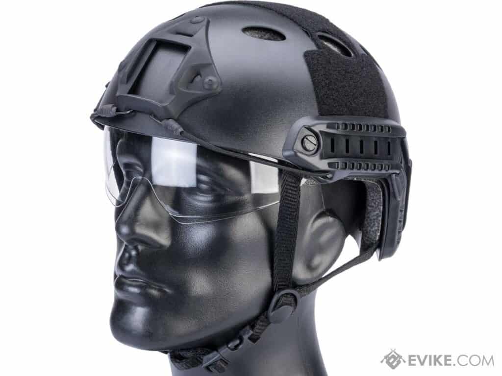Matrix Basic PJ Type Tactical Airsoft Bump Helmet w/ Flip-down Visor
