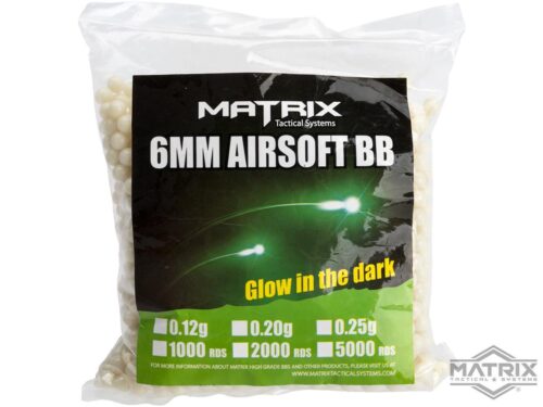 Matrix Match Grade 6mm Glow-in-the-Dark Airsoft Tracer BB